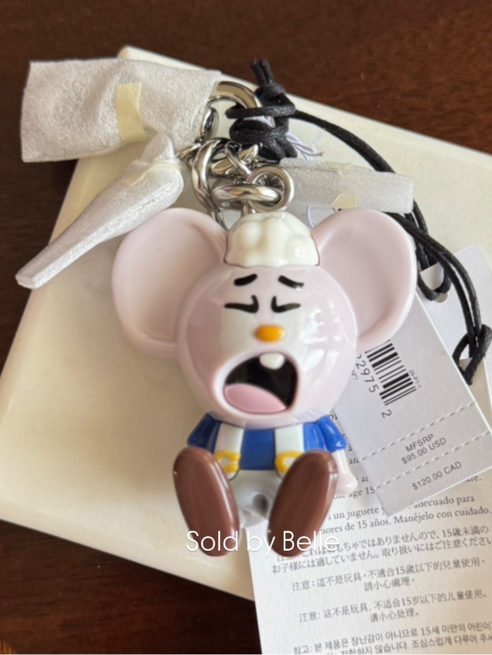 NWT Coach Brain Dead Kachi Mouse Bag Charm